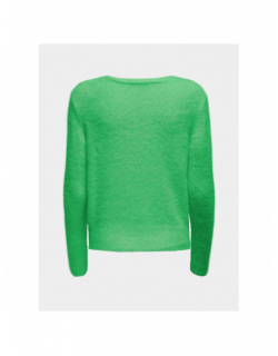 Pull ella piumo col v vert femme - Only