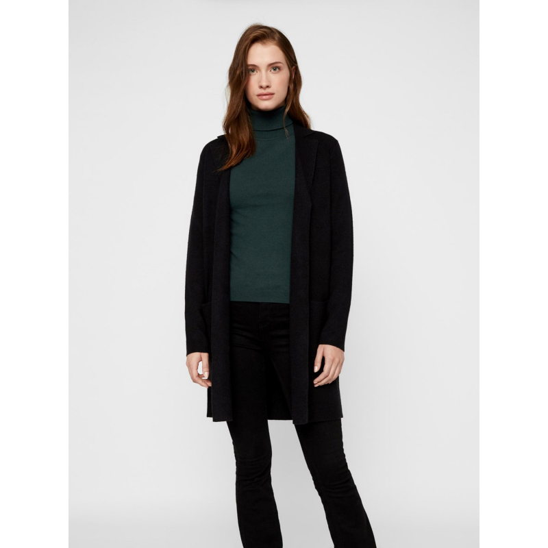 Gilet long tasty noir femme - Vero Moda