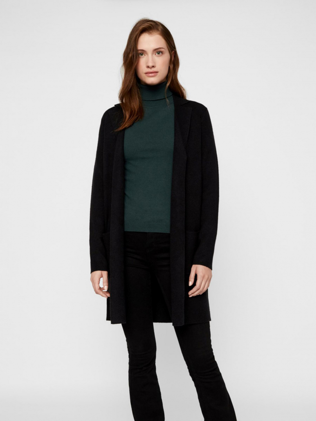 Gilet long tasty noir femme - Vero Moda