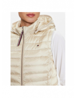 Doudoune sans manche beige femme - Tommy Hilfiger