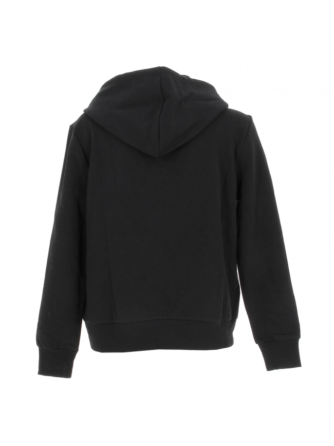 Sweat à capuche logo coeur doré noomi noir femme - Only