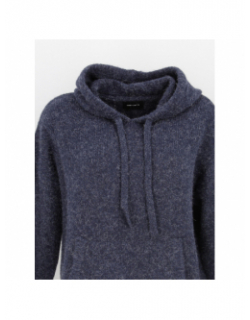 Pull sweat en maille cassie bleu marine femme - Teddy Smith