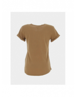 T-shirt peace marron femme - La Petite Etoile