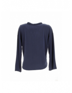 Blouse col v marta bleu marine femme - Tiffosi