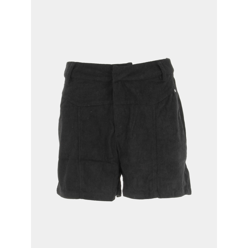 Short velours nenufa noir femme - Deeluxe