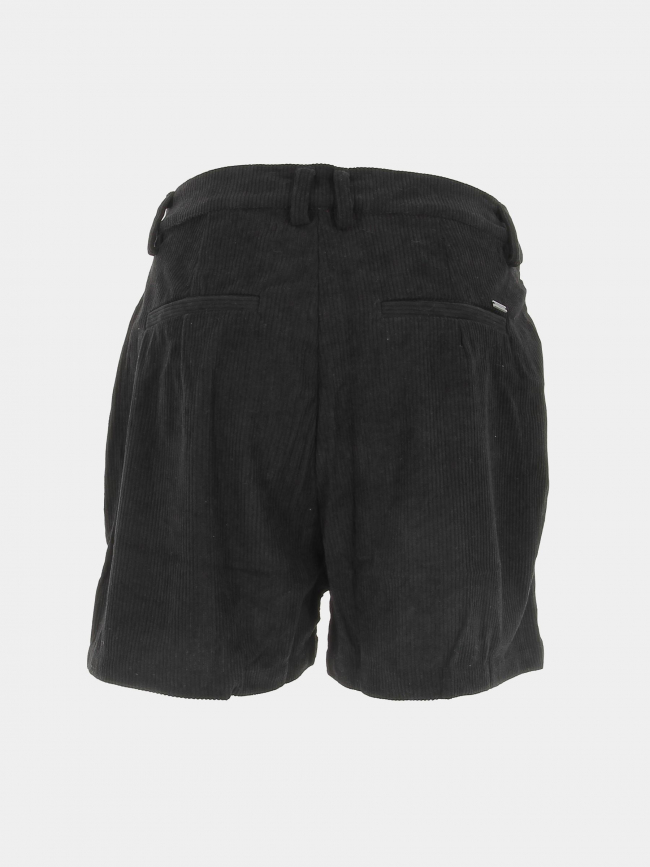 Short velours nenufa noir femme - Deeluxe