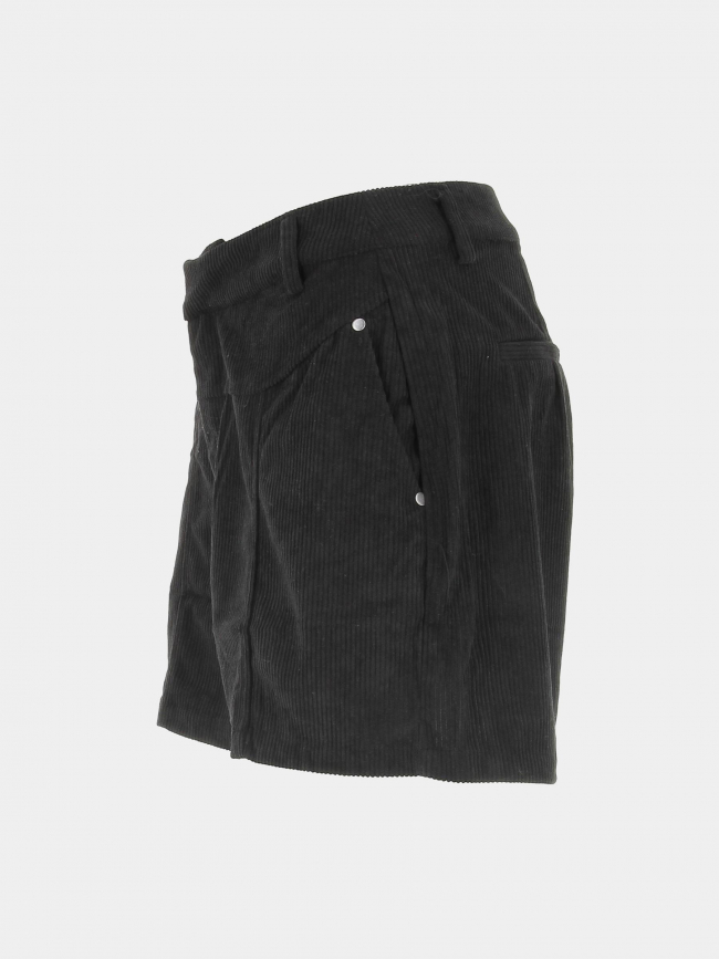 Short velours nenufa noir femme - Deeluxe