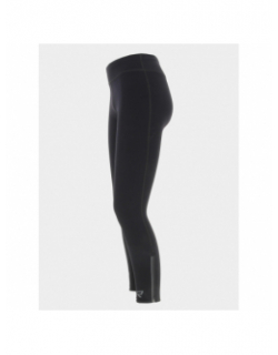 Collant de running bas zippé noir femme - Rukka