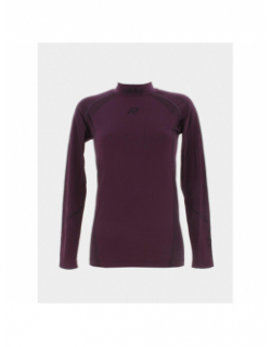 T-shirt manches longues baselayer pro violet femme - Rukka