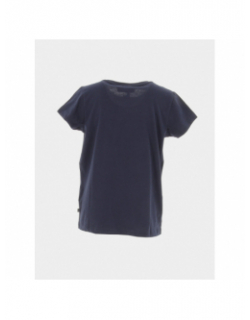 T-shirt midnight violet bleu marine fille - Le Temps Des Cerises