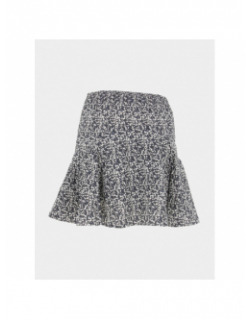 Jupe short à motifs onourisgy bleu fille - Le Temps Des Cerises