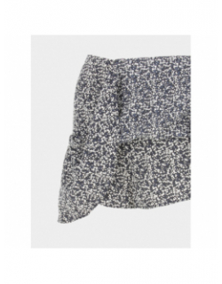 Jupe short à motifs onourisgy bleu fille - Le Temps Des Cerises