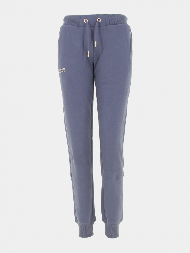 Jogging essential logo bleu marine femme - Superdry