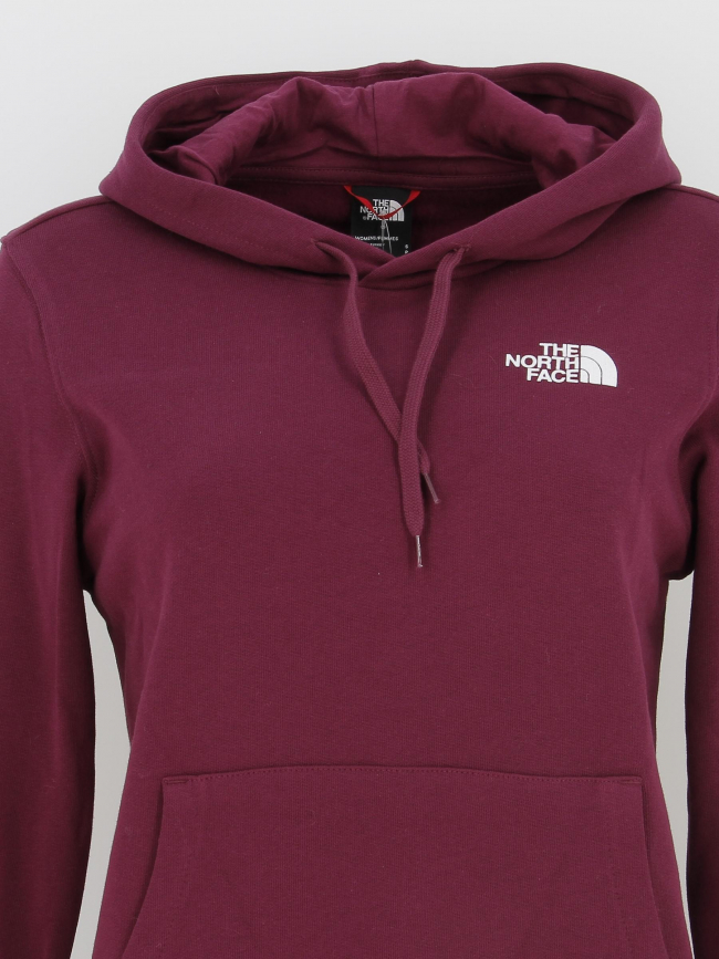 Sweat à capuche simple dome violet femme - The North Face