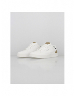 Baskets retro tennis blanc homme - Teddy Smith