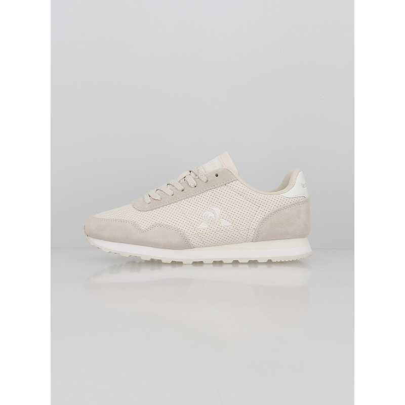 Baskets astra premium beige femme - Le Coq Sportif