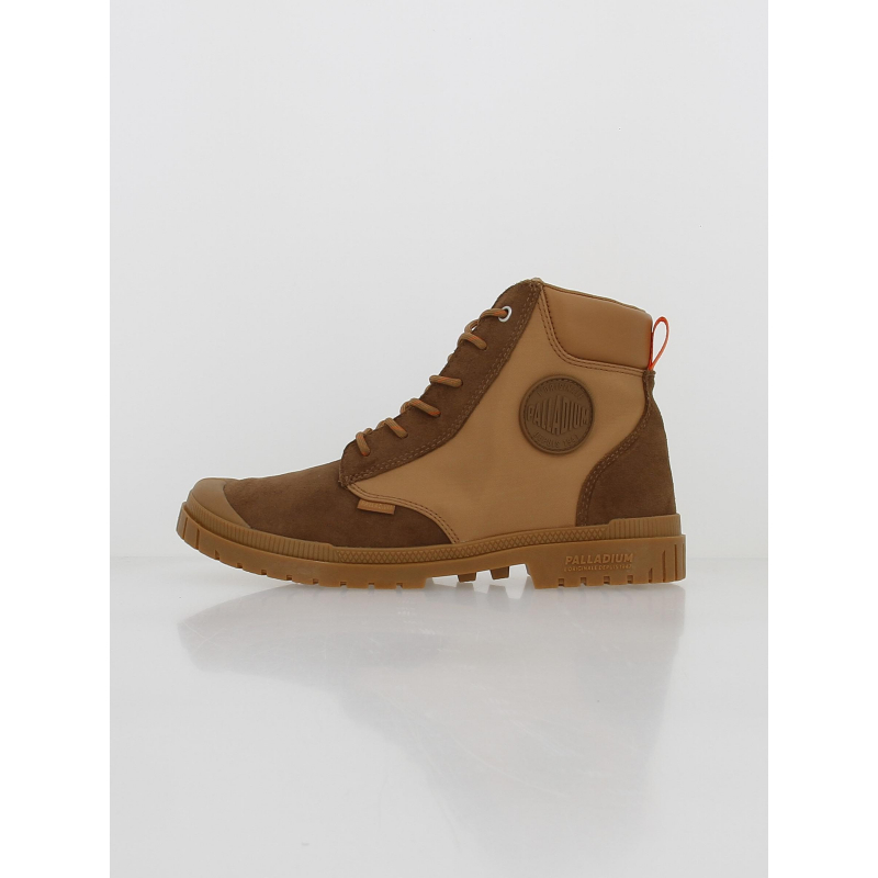 Boots à lacets mahogany marron homme - Palladium