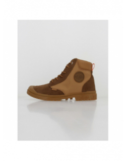 Boots à lacets mahogany marron homme - Palladium