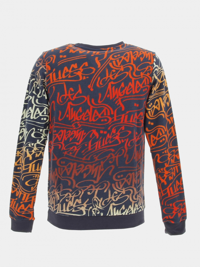 Sweat active texte marocain multicolore garçon - Guess