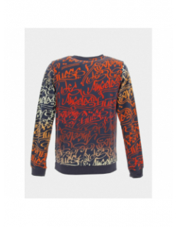 Sweat active texte marocain multicolore garçon - Guess