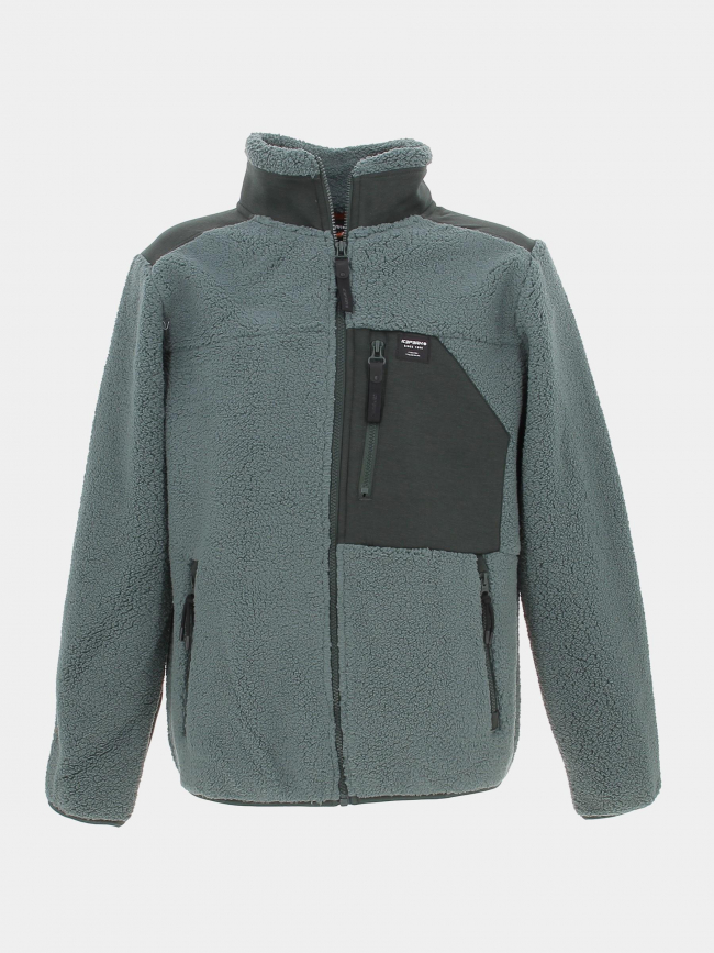 Veste sherpa polaire ardem vert homme - Icepeak