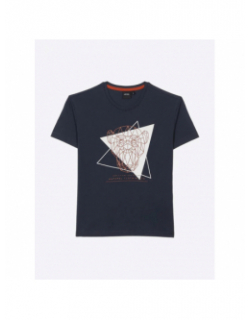 T-shirt motif singe bleu marine garçon - Kaporal