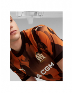 Maillot de football OM camouflage orange homme - Puma