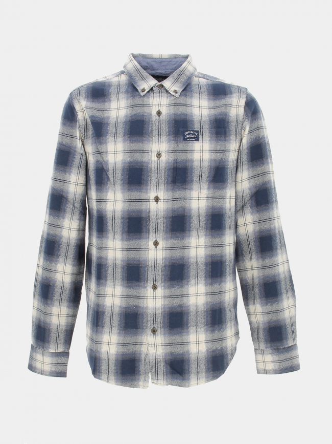 Chemise à carreaux lumberjack bleu marine homme - Superdry