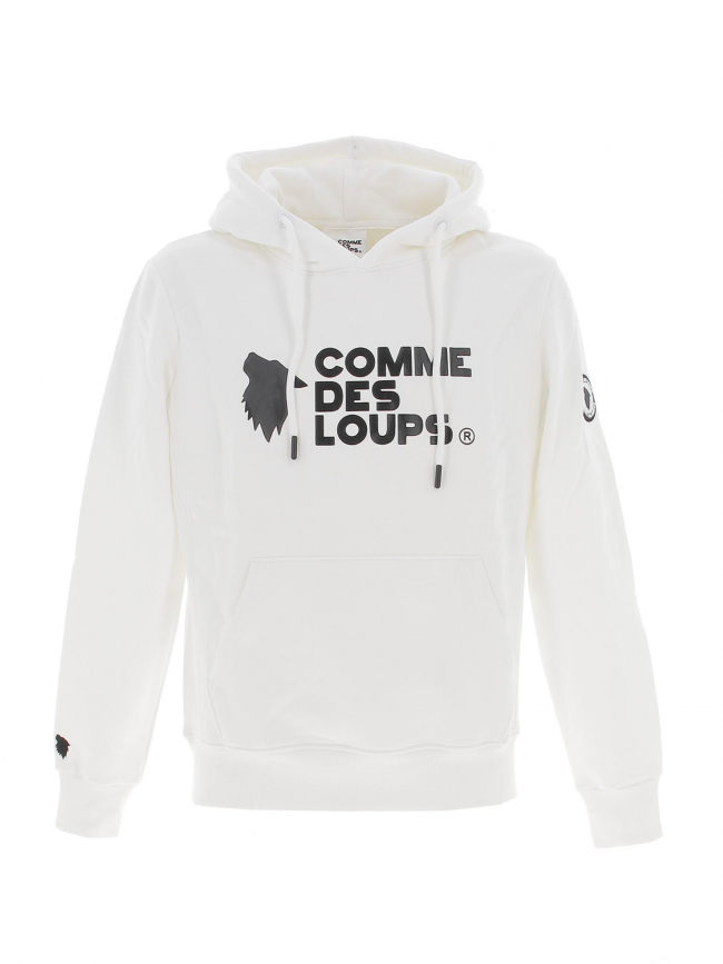 Sweat à capuche janeiro blanc homme - Comme Des Loups