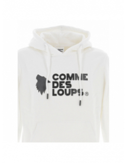 Sweat à capuche janeiro blanc homme - Comme Des Loups