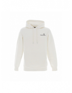 Sweat à capuche lobby blanc homme - Sergio Tacchini