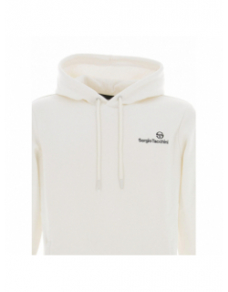 Sweat à capuche lobby blanc homme - Sergio Tacchini