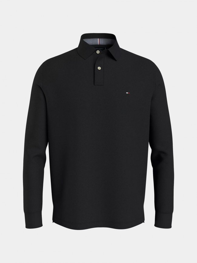 Polo manches longues regular 1985 noir homme - Tommy Hilfiger