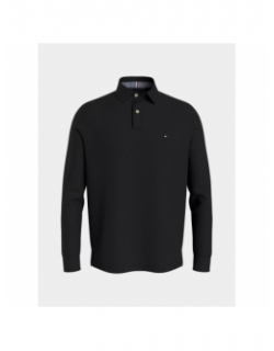 Polo manches longues regular 1985 noir homme - Tommy Hilfiger