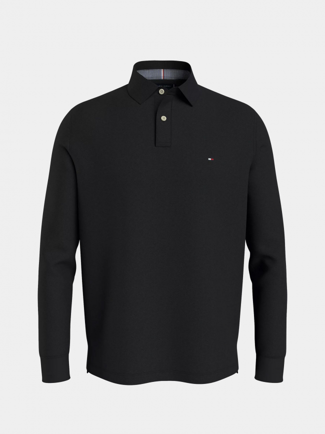 Polo manches longues regular 1985 noir homme - Tommy Hilfiger