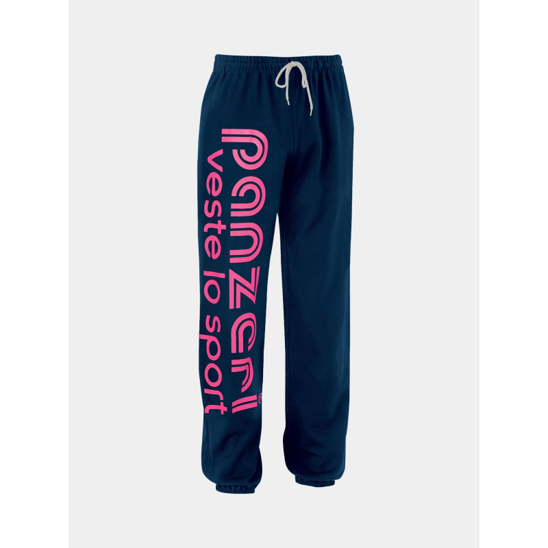 Jogging uni H bleu marine/fuchsia - Panzeri