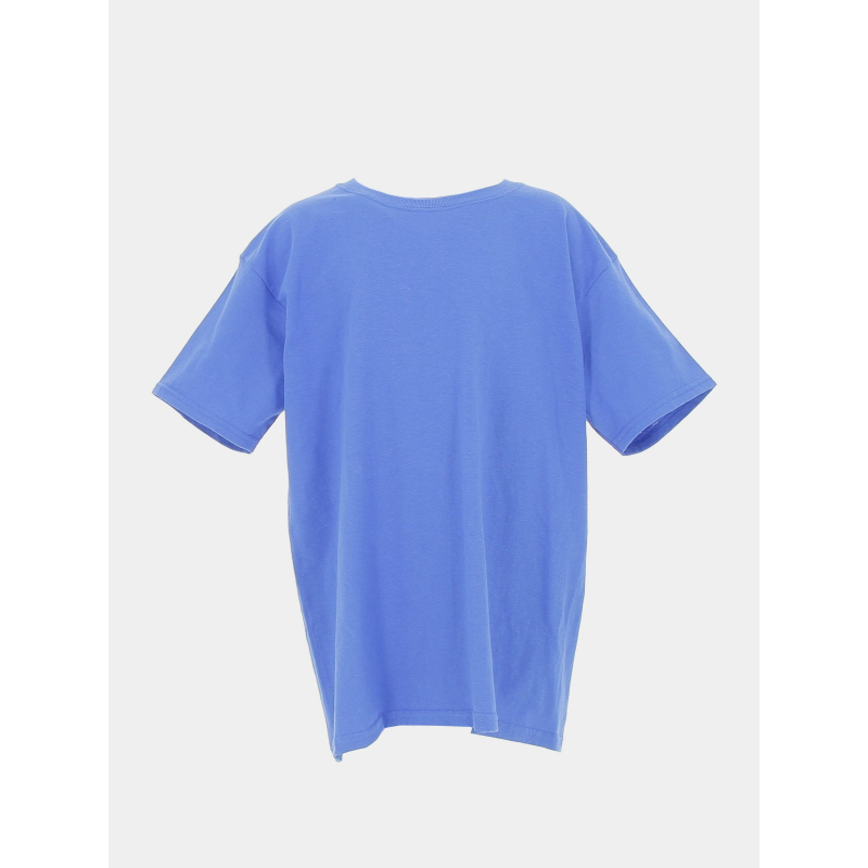 T-shirt basic uni heavy bleu enfant - Gildan