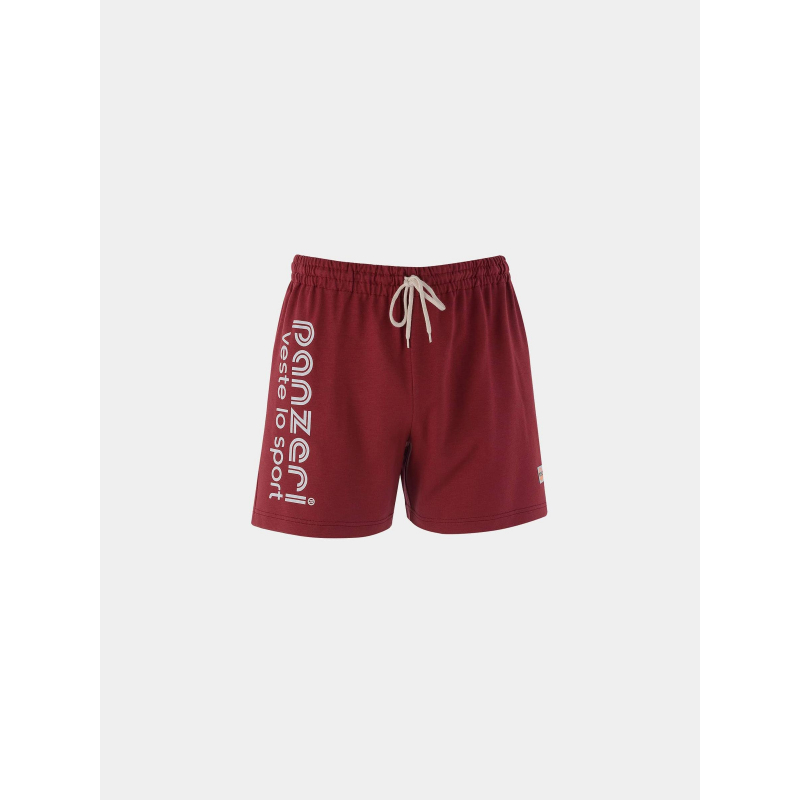 Short uni A bordeaux/blanc - Panzeri