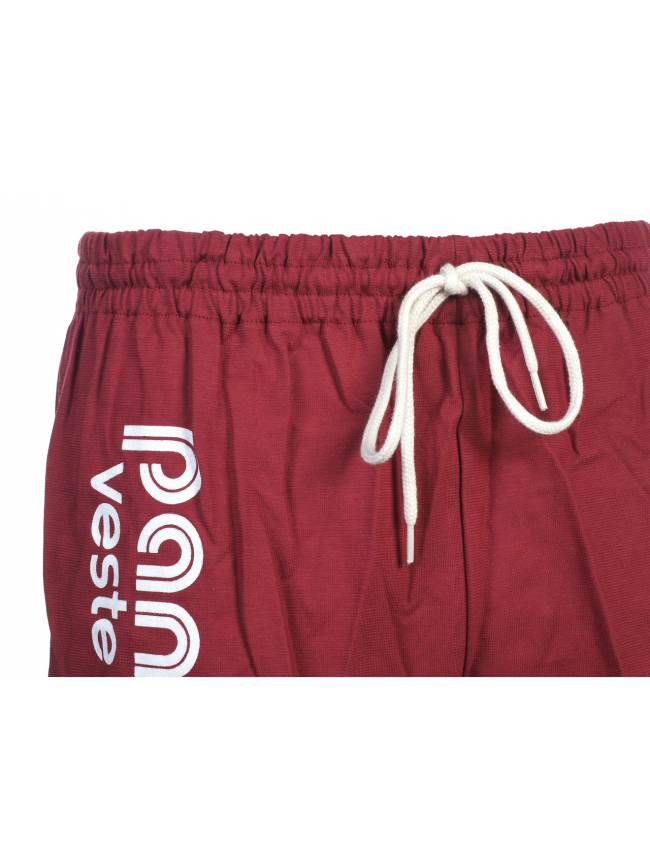 Short uni A bordeaux/blanc - Panzeri