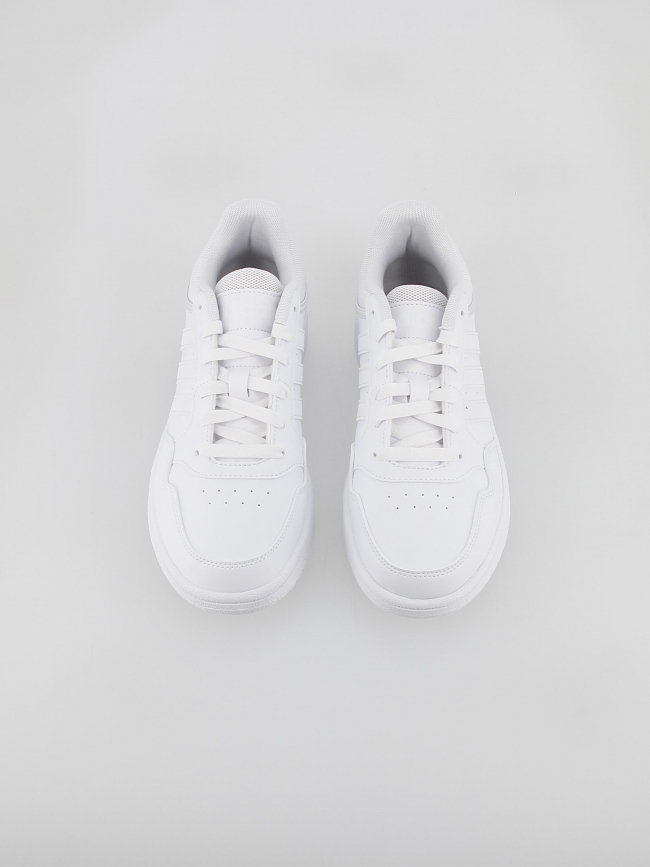 Baskets basses hoops blanc femme - Adidas