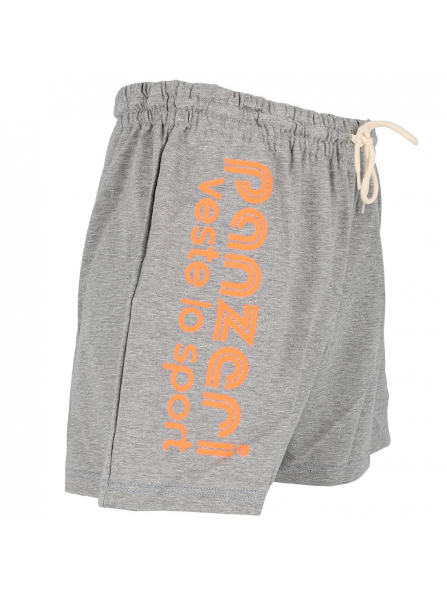 Short uni A gris/orange - Panzeri