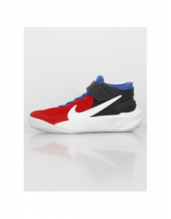 Chaussures de basketball team hustle rouge garçon - Nike