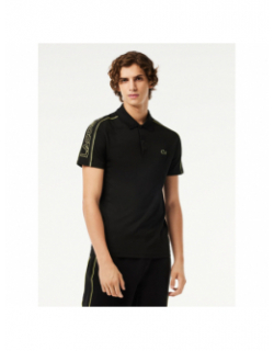 Polo active manches logo noir homme - Lacoste