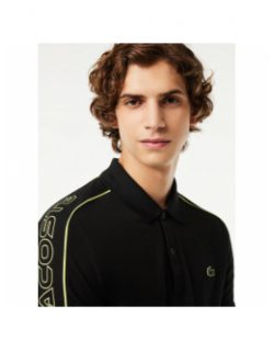 Polo active manches logo noir homme - Lacoste