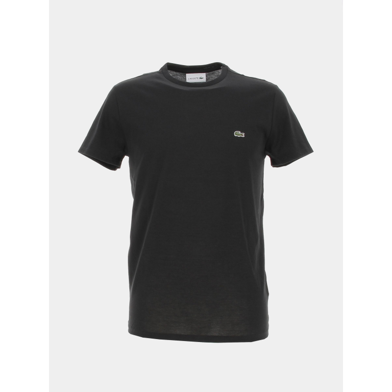 T-shirt uni core essentials noir homme - Lacoste