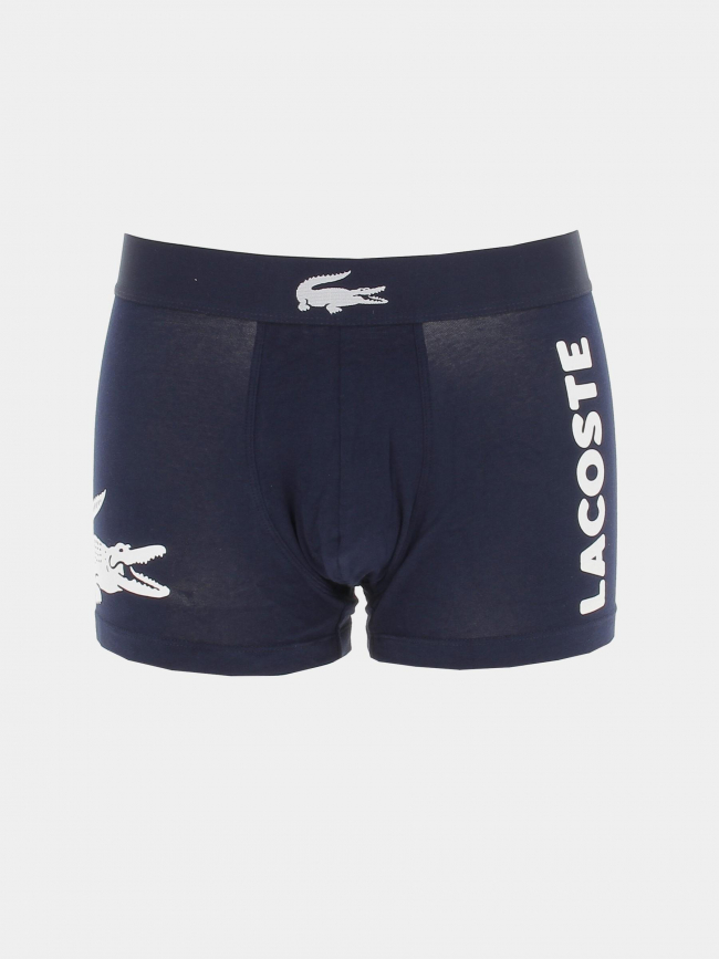 Pack de 3 boxers courts rouge gris bleu marine homme - Lacoste