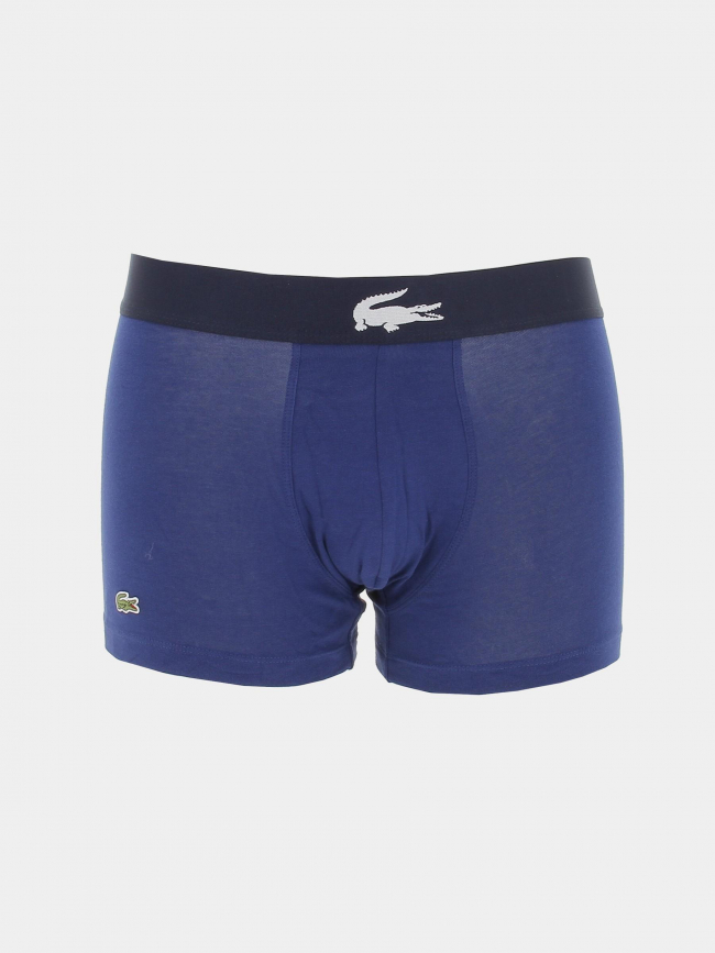 Pack de 3 boxers courts rouge gris bleu marine homme - Lacoste