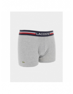 Pack de 3 boxers courts rouge gris bleu marine homme - Lacoste