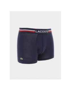 Pack de 3 boxers courts rouge gris bleu marine homme - Lacoste