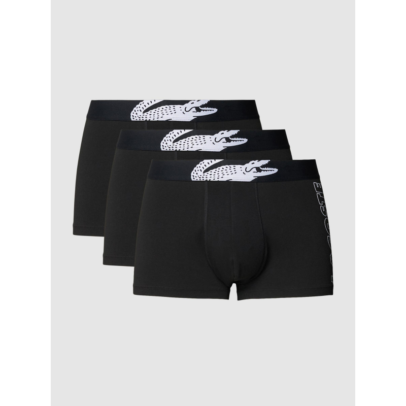 Pack de 3 boxers courts noir homme - Lacoste